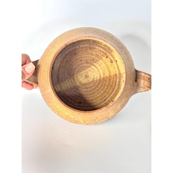 Handmade Studio Pottery Stoneware Canister With Lid 1979 - Picture 6 of 8